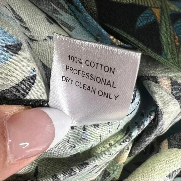 REVOLVE x Petersyn Lily Off the Shoulder Tropical Print Cotton Top Size XS - Picture 12 of 12